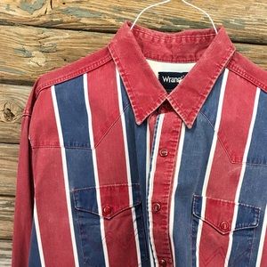 Vintage Wrangler Western button down